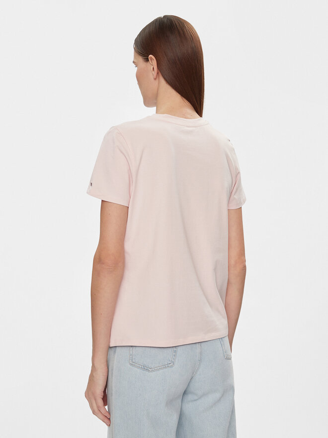 Tommy Hilfiger Tommy Hilfiger Camiseta 1985 WW0WW37877 Rosa Regular Fit