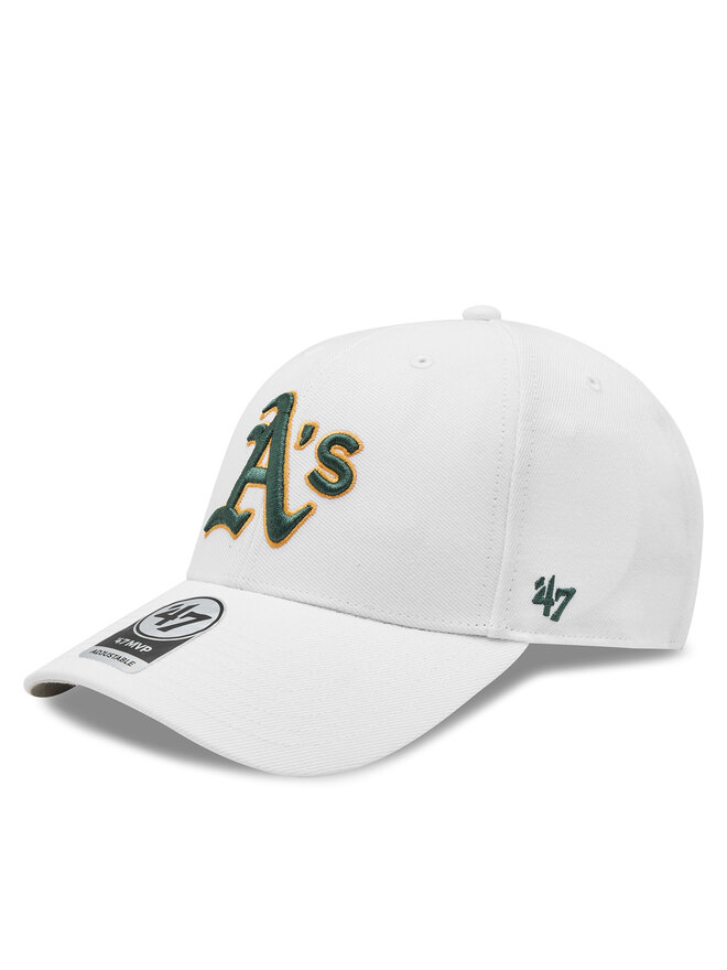 47 Brand Gorra con visera 47 Brand Mlb Oakland Athletics '47 Mvp B-MVP18WBV-WHA Blanco