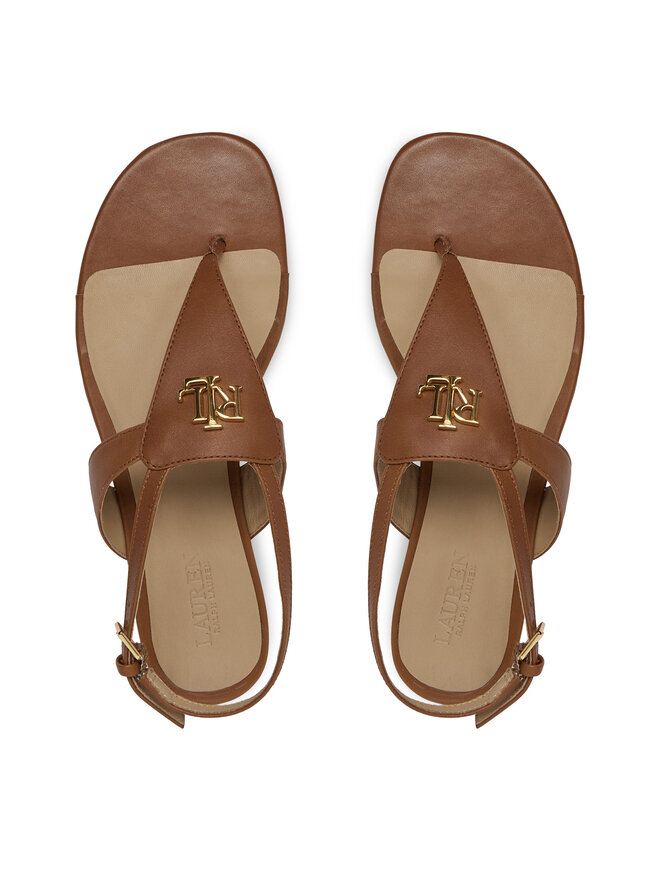 LAUREN RALPH LAUREN Sandále LAUREN RALPH LAUREN Everley 802959145002 Hnedá