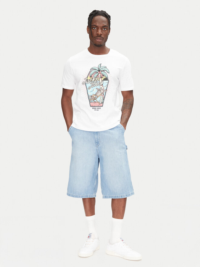 Jack&Jones Jack&Jones Camiseta Eljah 12268472 Blanco Relaxed Fit