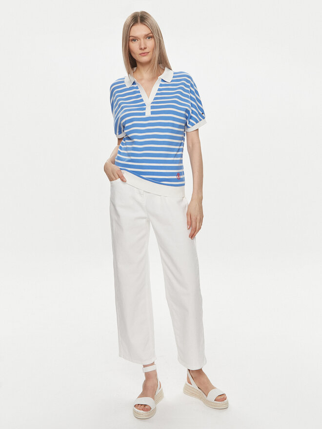 Tommy Hilfiger Tommy Hilfiger Polo marškinėliai WW0WW41889 Mėlyna Relaxed Fit