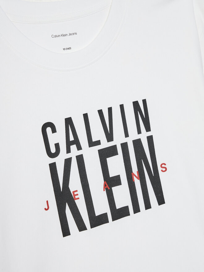 Calvin Klein Jeans Calvin Klein Jeans Camiseta Bold Graphic IB0IB02448 Blanco Relaxed Fit