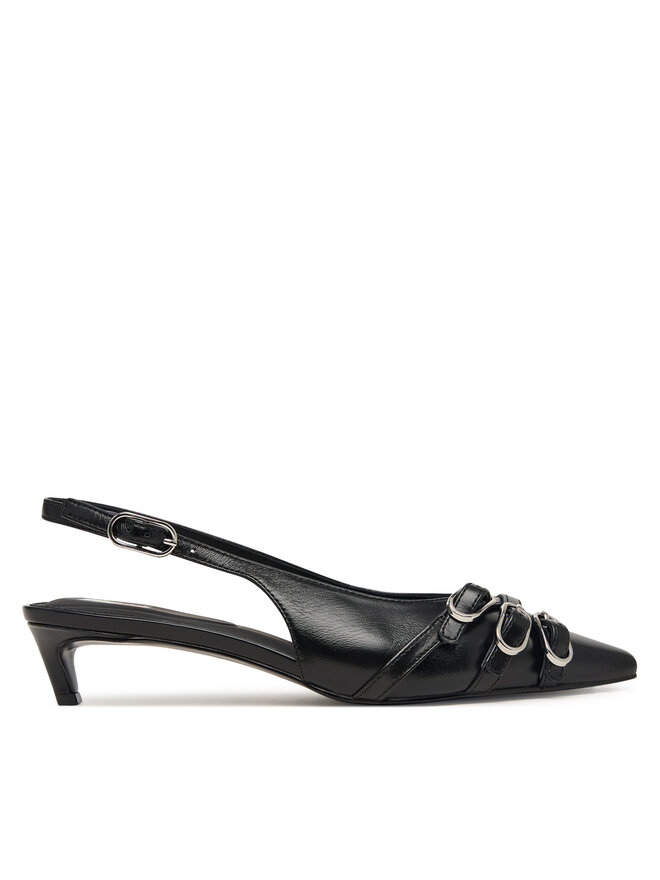 Tommy Jeans Pumps Tommy Jeans Tjw Sling Back Kitten Heels EN0EN03171 Schwarz