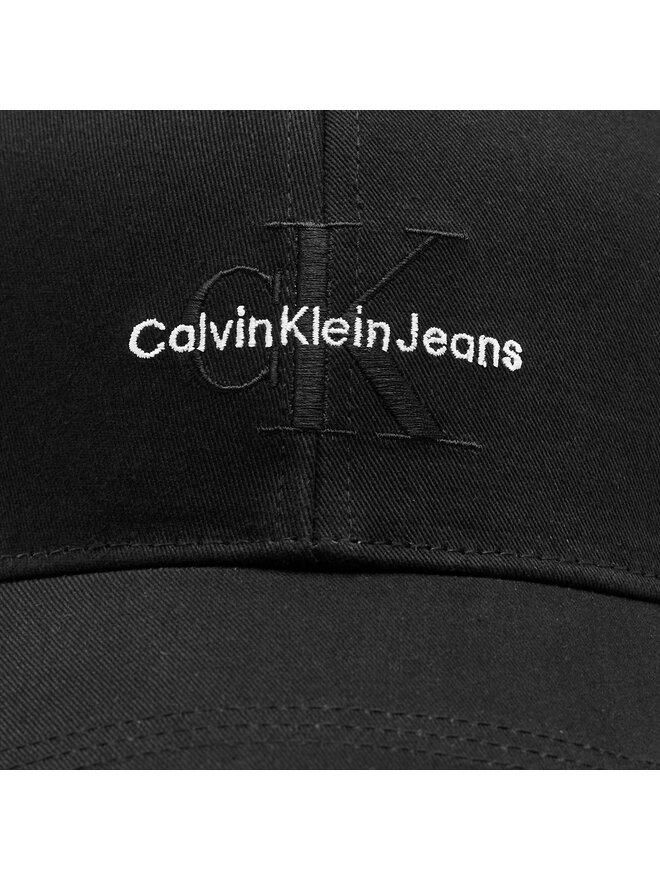 Calvin Klein Καπέλο Jockey Calvin Klein Monologo Embro K50K512180 Μαύρο