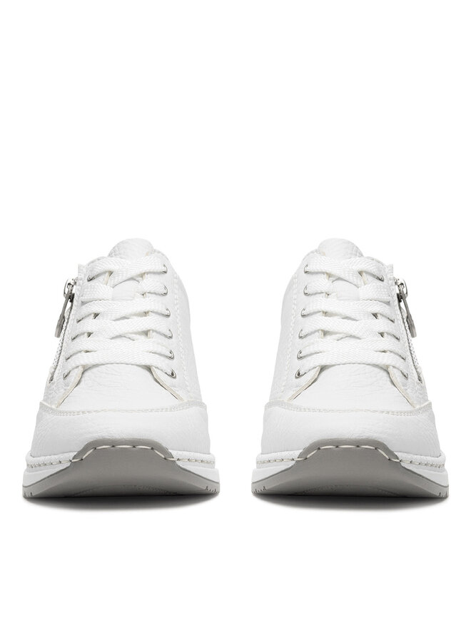 Rieker Pantofi Rieker N4322-80 Alb