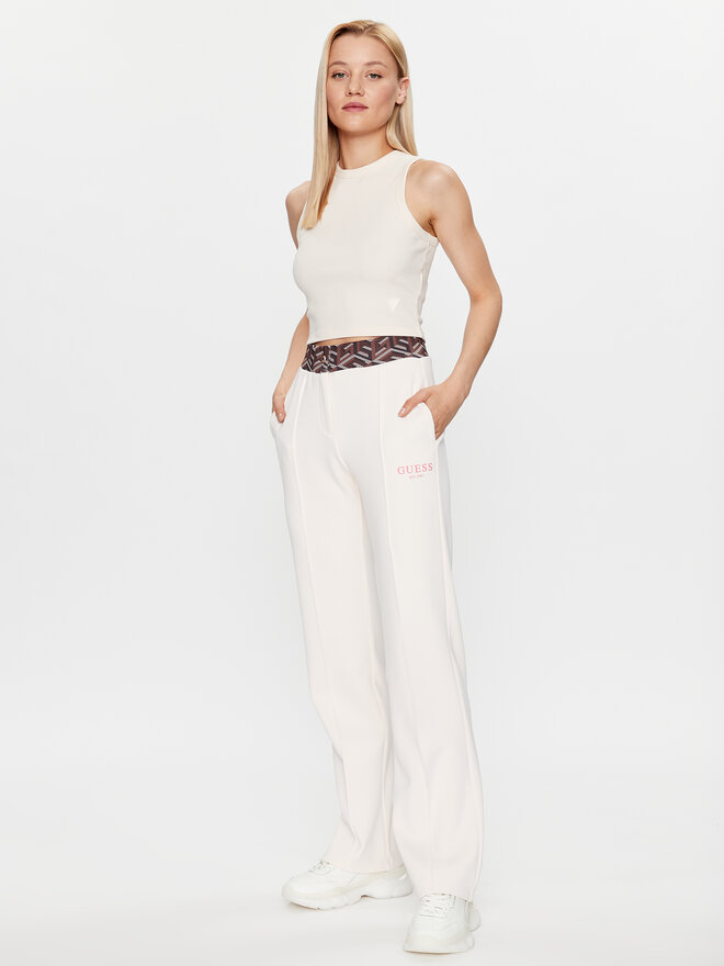 Guess Guess Marškinėliai V3GP19 K8RT2 Smėlio Slim Fit