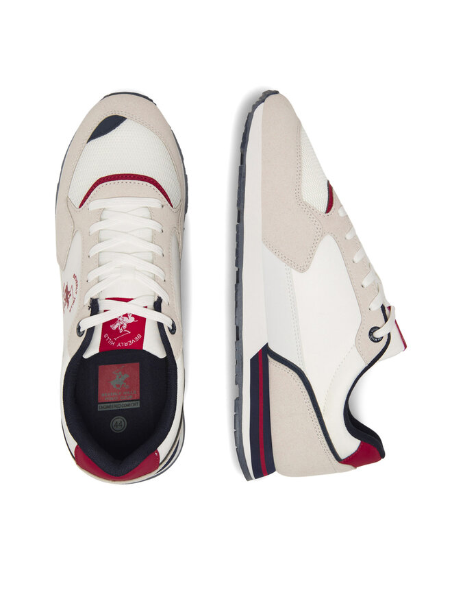 Beverly Hills Polo Club Sneakersy Beverly Hills Polo Club MILO-01 Biela