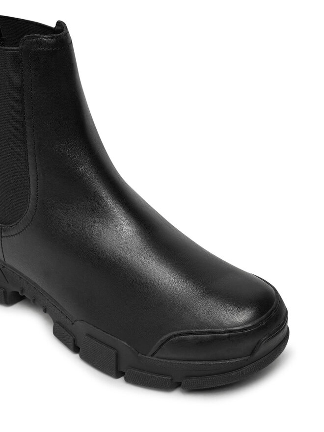 LOVE MOSCHINO Kotníková obuv s elastickým prvkem LOVE MOSCHINO JA15504G0LIA0000 Černá