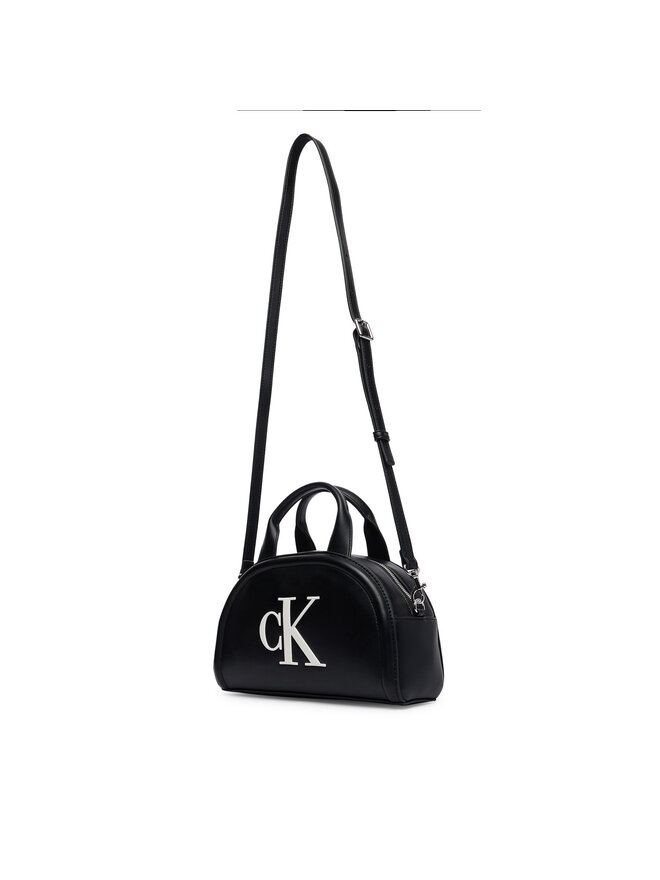 Calvin Klein Handtasche Calvin Klein Bold Ck Dome Crossbody LV04F3895G Schwarz