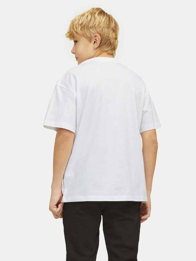 Jack&Jones Junior Jack&Jones Junior Póló Bushwick Blur 12263146 Fehér Relaxed Fit