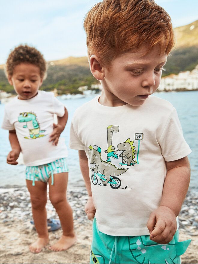 Mayoral Mayoral T-Shirt 1062 Λευκό Regular Fit