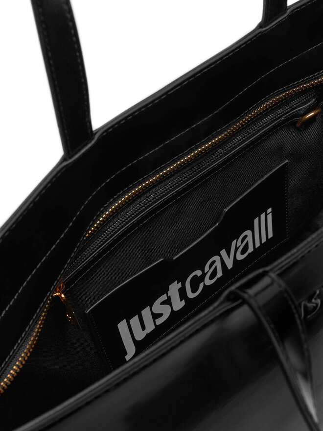 Just Cavalli Сумка Just Cavalli Chain Foulard 78RA4BH5 ZSB86 Чорний