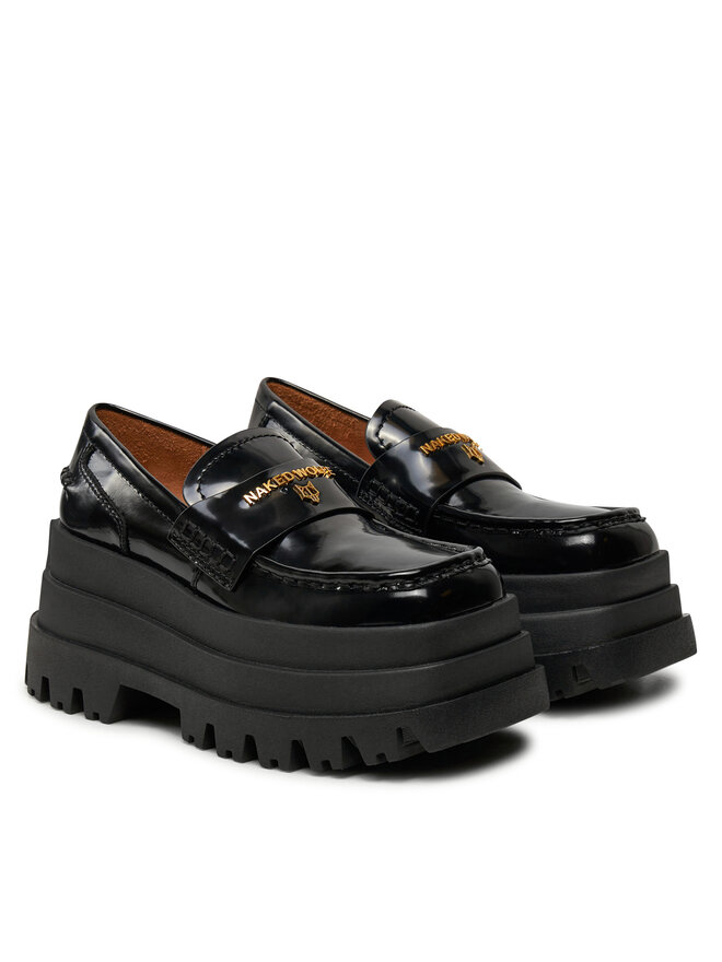 Naked Wolfe Loafersy Naked Wolfe Delusion Czarny