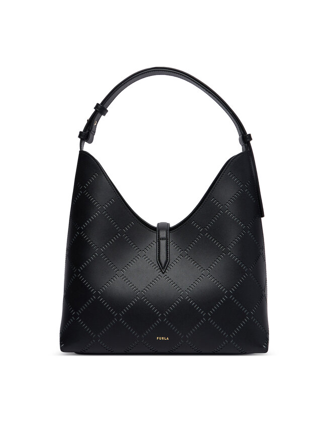 Furla Handtasche Furla Goccia M WB01499 BX3947 KH O6000 Schwarz