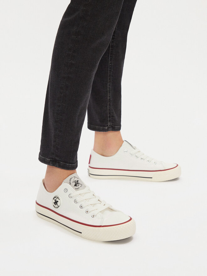 Beverly Hills Polo Club Sneakers aus Stoff Beverly Hills Polo Club WP40-OG-31-1 Creme