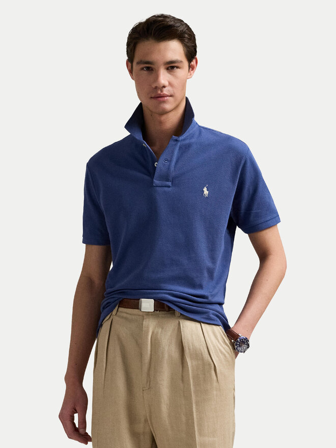 Polo Ralph Lauren Polo Ralph Lauren Поло 710536856460 Голубий Slim Fit