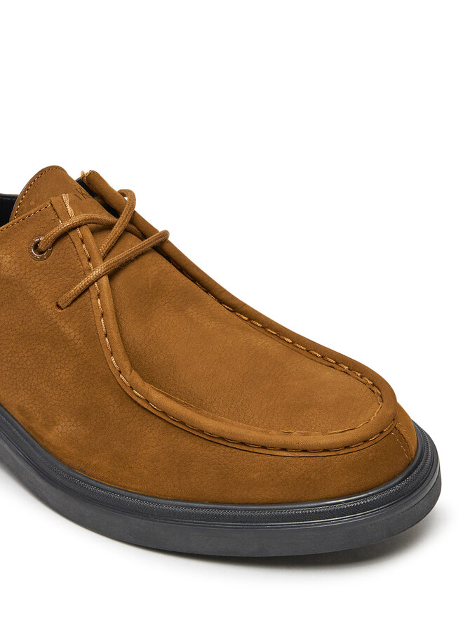 Calvin Klein Zapatos hasta el tobillo Calvin Klein Apron Lace Up Nb HM0HM01636 Marrón