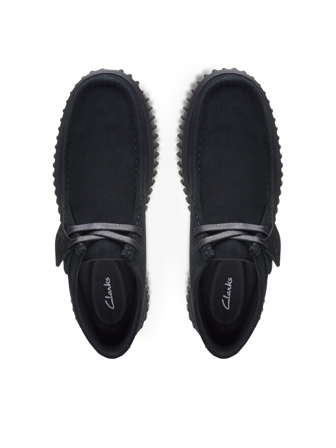 Clarks Šnurovacia obuv Clarks Torhill Hi 26173664 Čierna