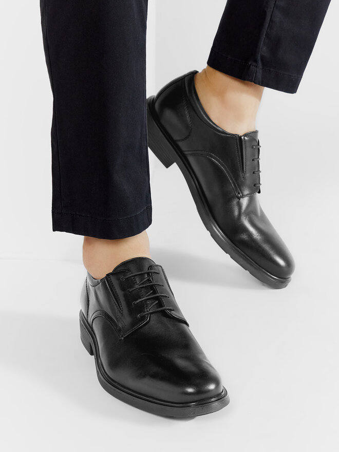 Geox Pantofi Geox U Dublin A U34R2A 00043 C9999 Negru