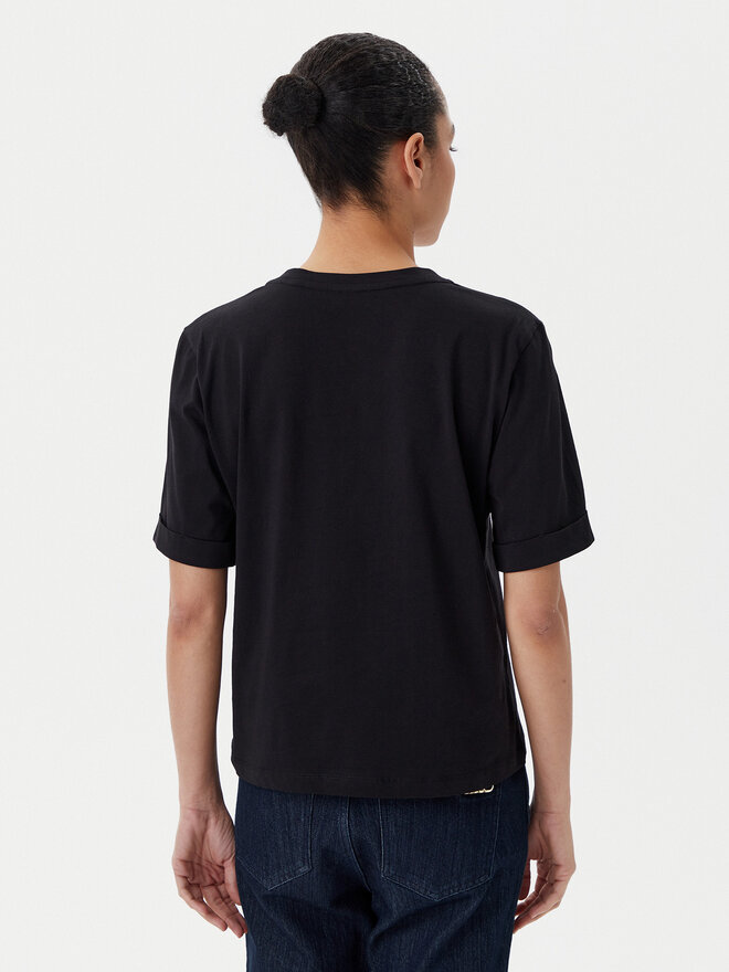 Liu Jo Sport Liu Jo Sport T-Shirt TA5175 JS923 Μαύρο Regular Fit