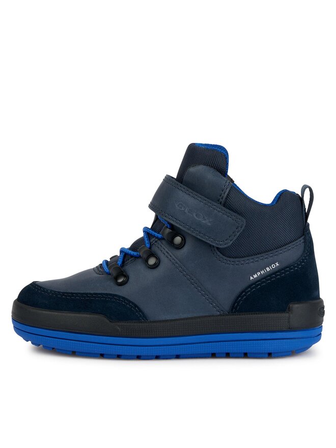 Geox Kozačky Geox J Charz Boy B Abx J36F3A 0MEFU C4226 S Tmavomodrá