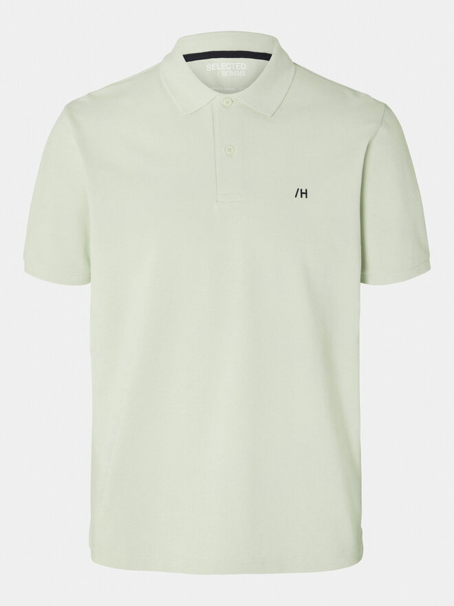Selected Homme Selected Homme Poloshirt 16087839 Grün Regular Fit