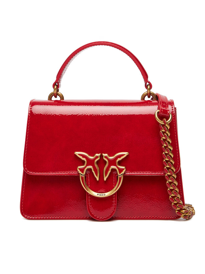 PINKO Handtasche PINKO Love One Top Handle Mini Light PE 25 PLTT 100071 A1UV Rot