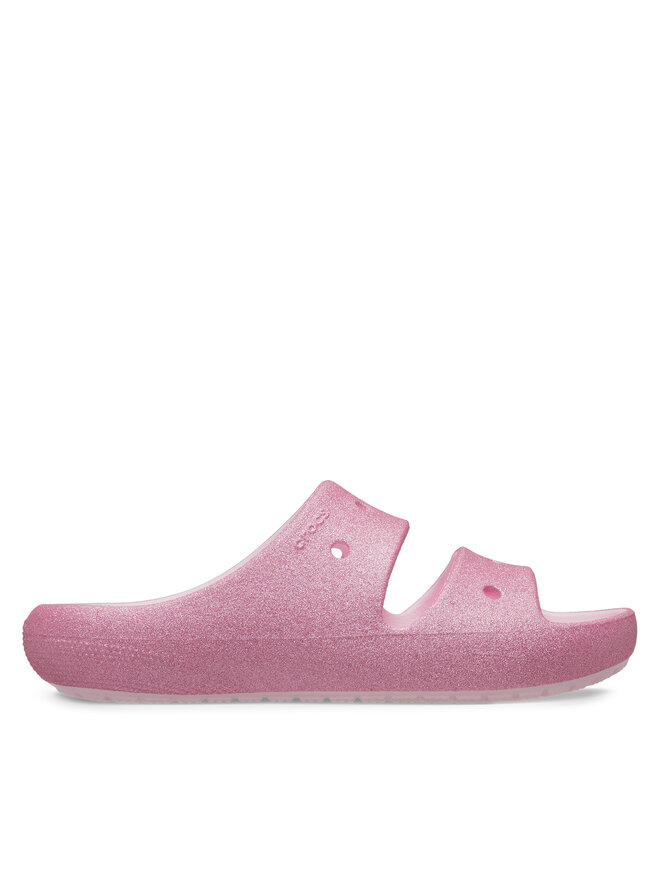 Crocs Papucs Crocs Classic Glitter Sandal v2 K 209705 Rózsaszín