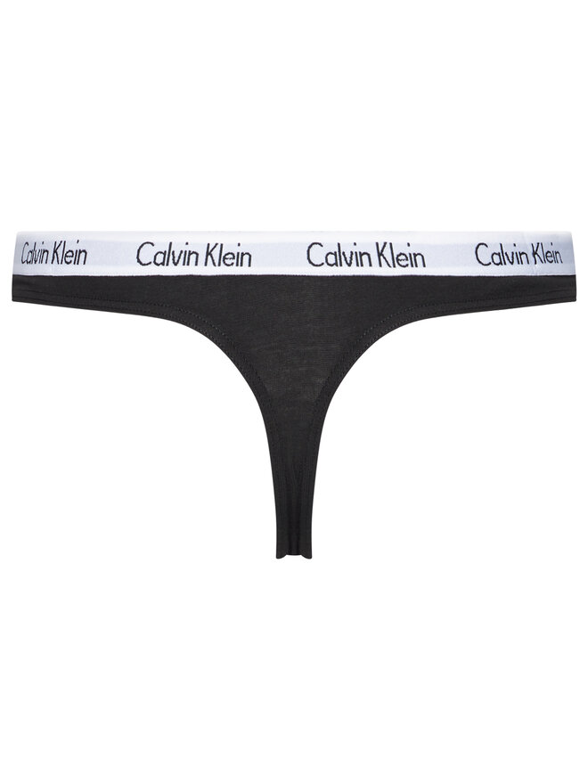 Calvin Klein Underwear Calvin Klein Underwear Στρίνγκ 0000D1617E Μαύρο