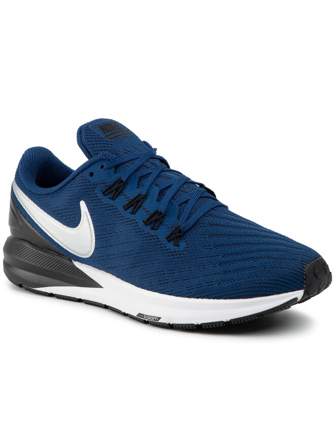 Chaussures de running Nike Air Zoom Structure 22 AA1636 406 Bleu marine chaussures