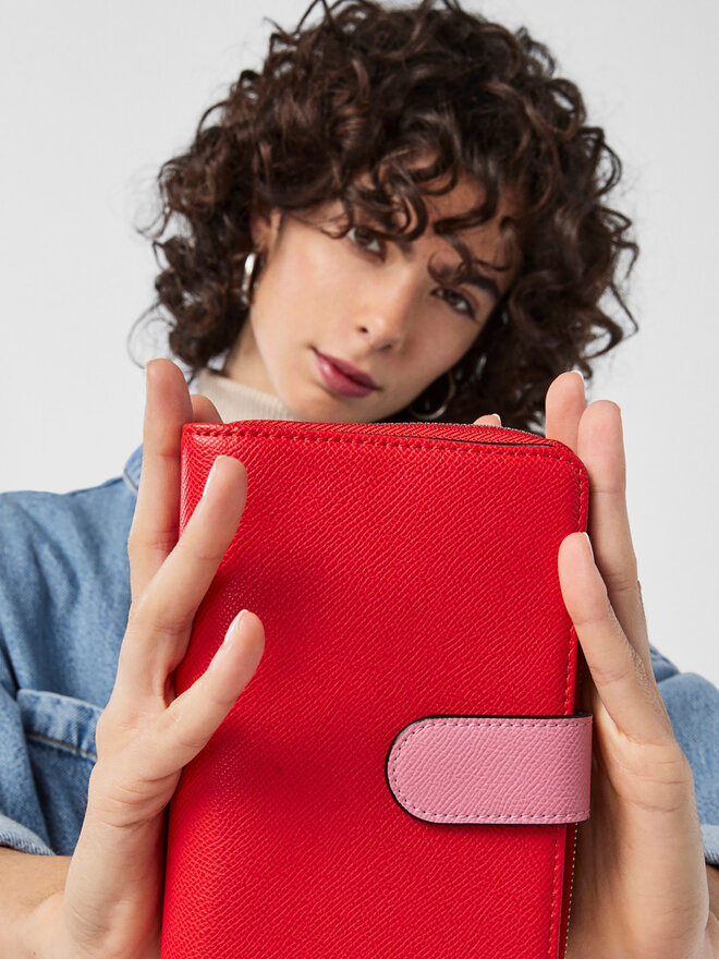 TOUS Cartera grande para mujer TOUS Balletera M. New Dubai 2001689817 Rojo