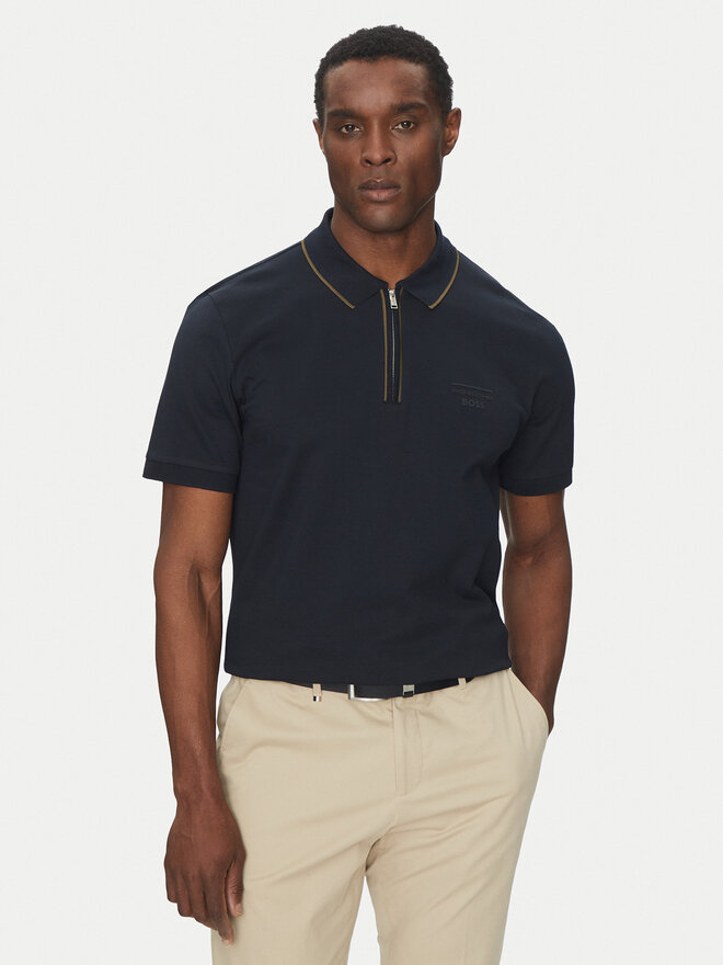 BOSS BOSS Poloshirt H-Paras 71_PS 50531463 Dunkelblau Regular Fit