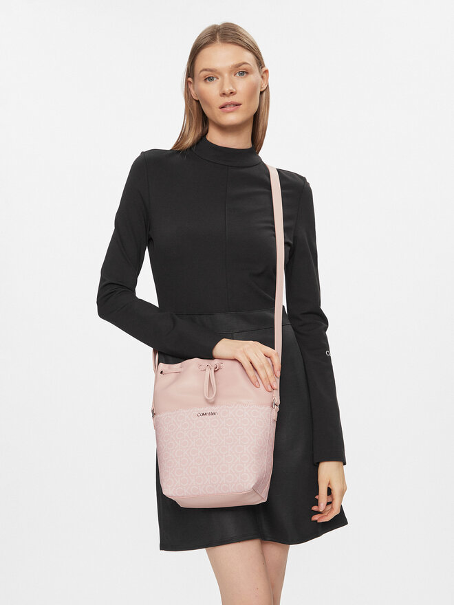 Calvin Klein Сумка Calvin Klein Must Bucket Bag Sm Mono K60K609390 Рожевий