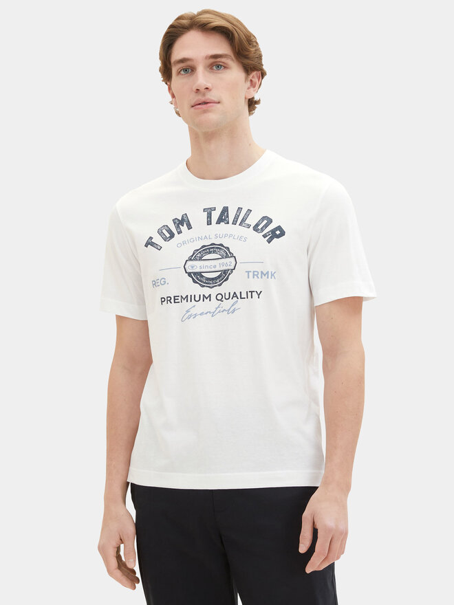 Tom Tailor Tom Tailor Camiseta 1037735 Blanco Regular Fit