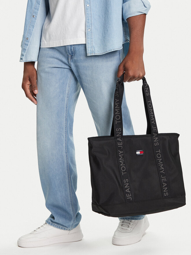 Tommy Jeans Kabelka Tommy Jeans Tjw Daily Tote AW0AW17567 Černá