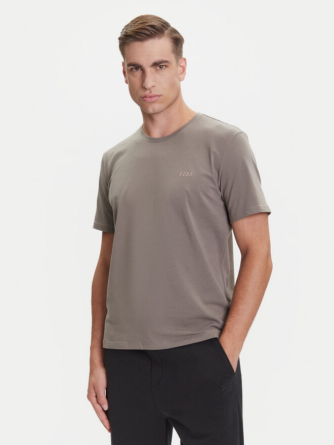 BOSS BOSS Camiseta Mix&Match 50515312 Marrón Regular Fit