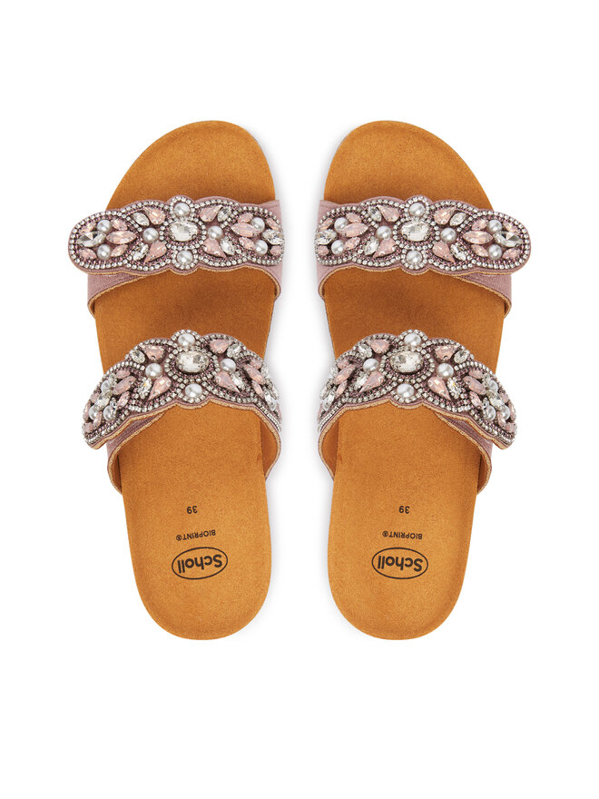 Scholl Шльопанці Scholl Salento 2 Straps MF00815 Рожевий