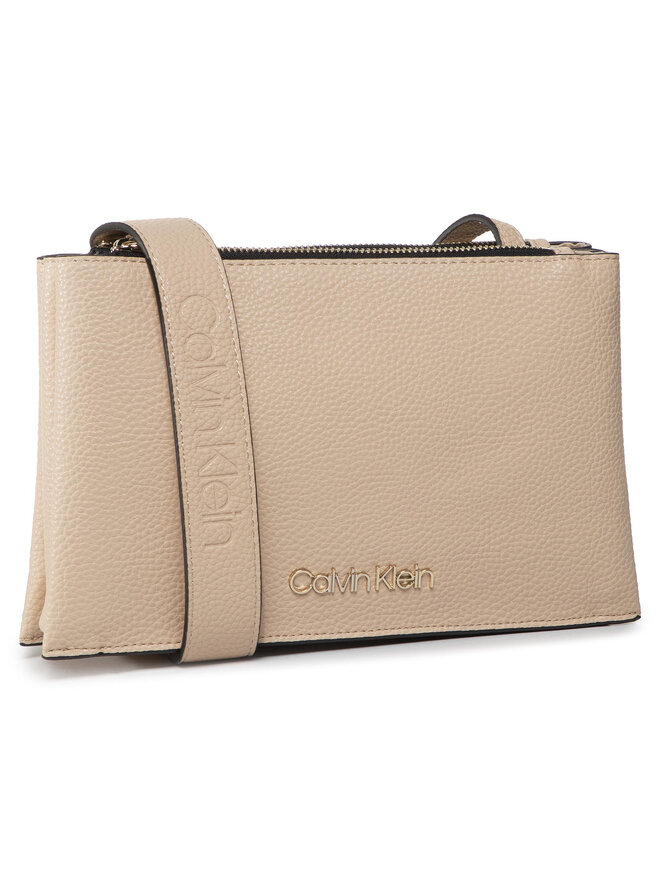 Bolso Calvin Klein Sided Trio Crossbody K60K606266 Beis zapatos.es