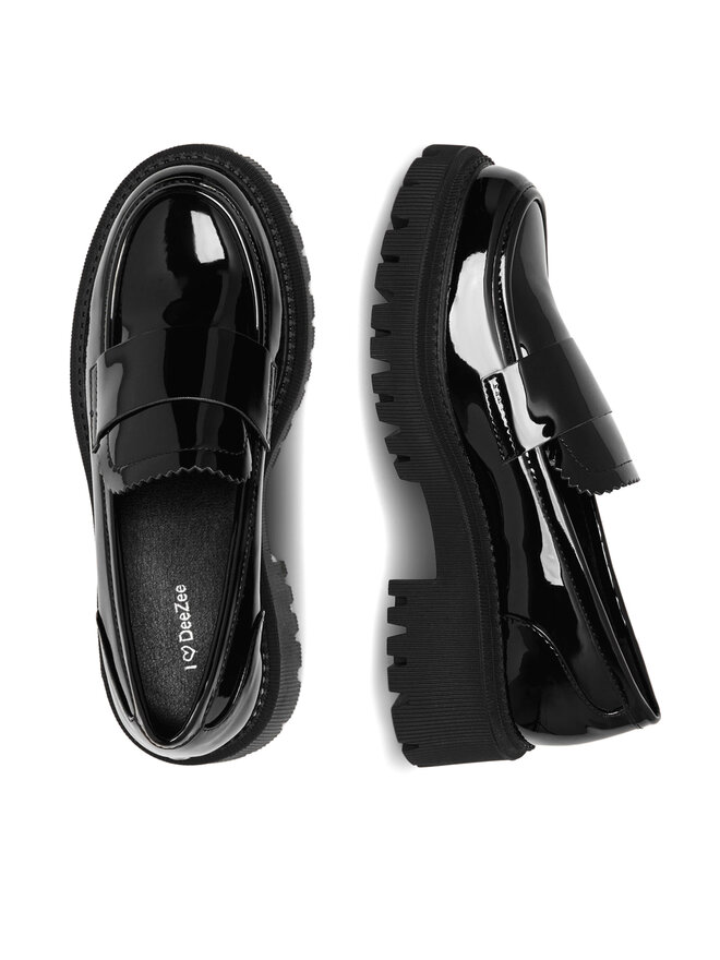 DeeZee Loaferek DeeZee H101201-01 Fekete