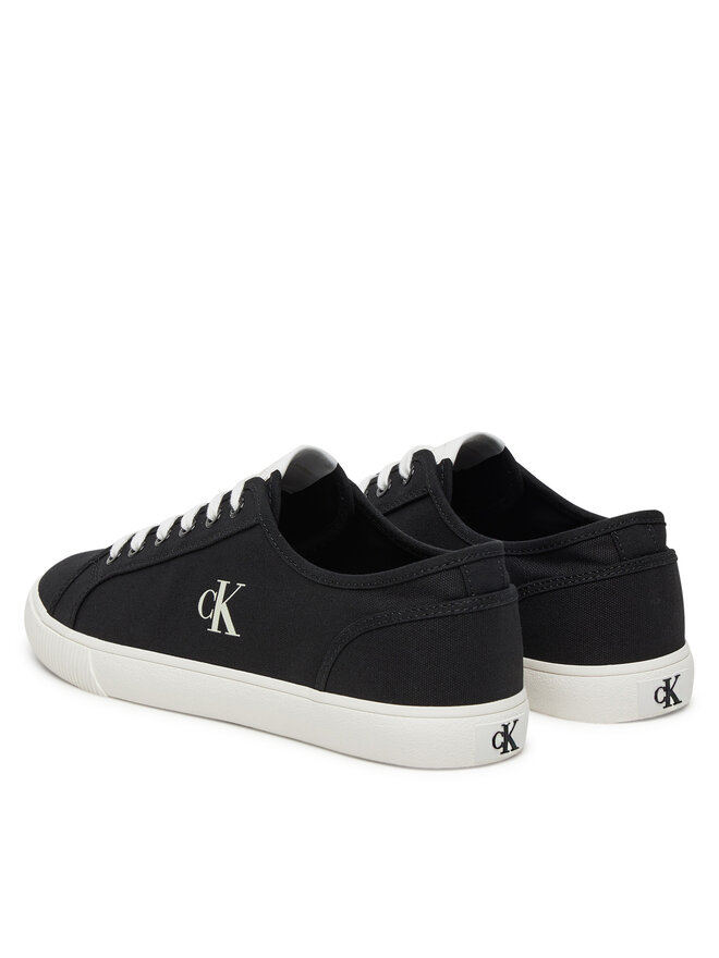 Calvin Klein Jeans Sneakers aus Stoff Calvin Klein Jeans Ess Vulc Low Mg Canvas YM0YM01209 Schwarz