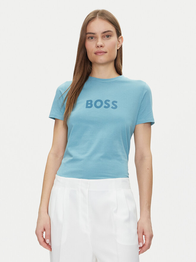 BOSS BOSS T-Shirt 50501139 Himmelblau Regular Fit
