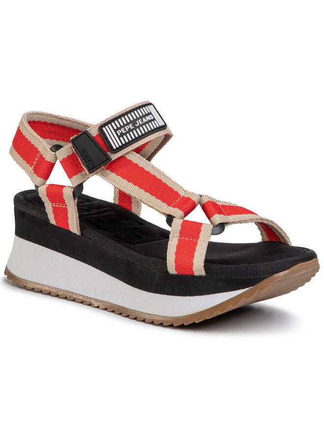 Sandalias Pepe Jeans Fuji River PLS90465 Rojo zapatos.es