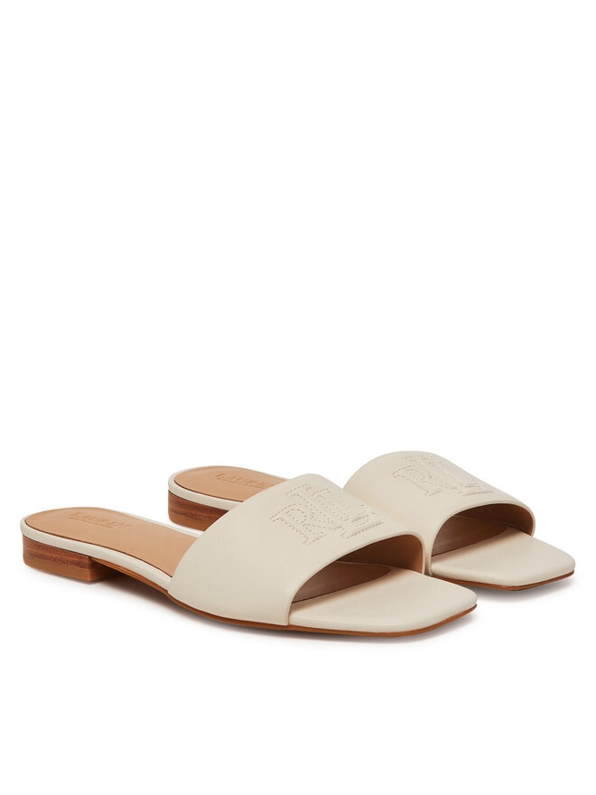 LAUREN RALPH LAUREN Παντόφλες LAUREN RALPH LAUREN Everley 802959143009 Λευκό