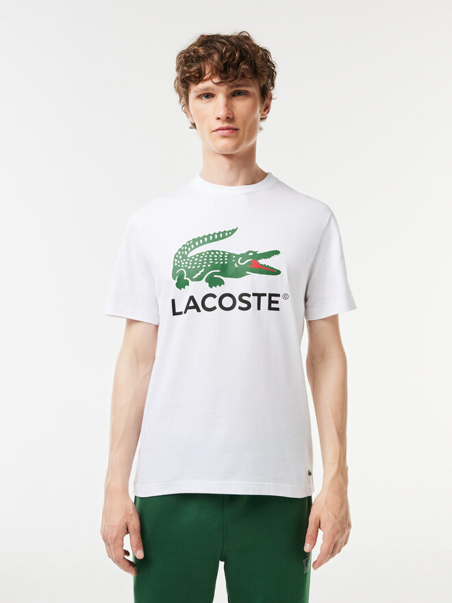 Lacoste Lacoste Marškinėliai TH1285 Balta Regular Fit