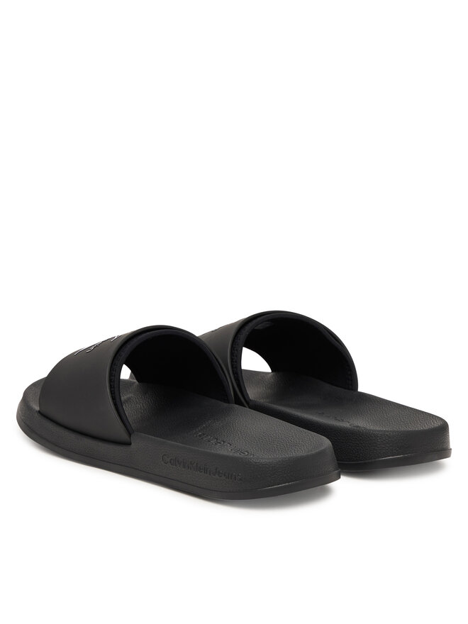 Calvin Klein Pantoletten Calvin Klein Ess Slide Rubber Neoprene HM0HM02229 Schwarz