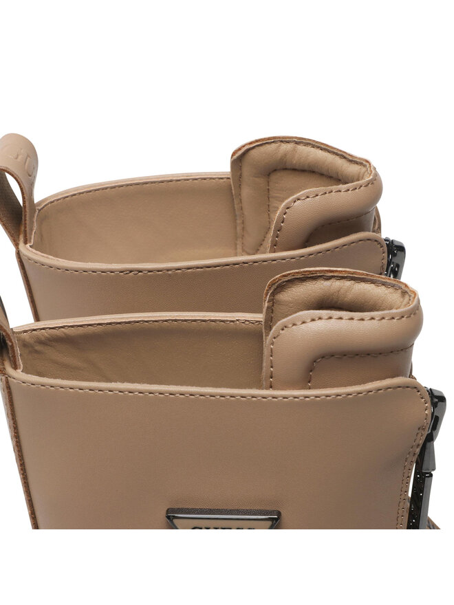 Guess Polokozačky Guess Leila FL8LEI ELE10 Béžová