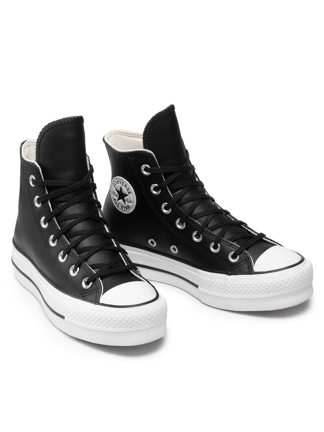 Converse Trampki Converse Chuck Taylor All Star Lift Clean Hi 561675C Czarny