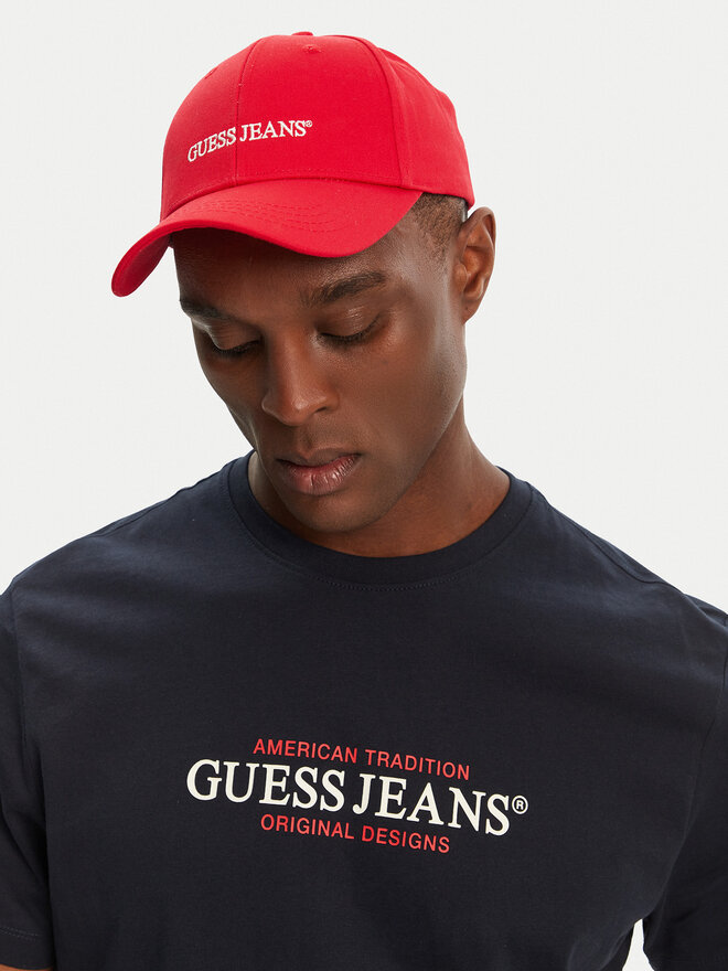 Guess Jeans Guess Jeans Camiseta M4YI42 K8FQ4 Azul marino Regular Fit
