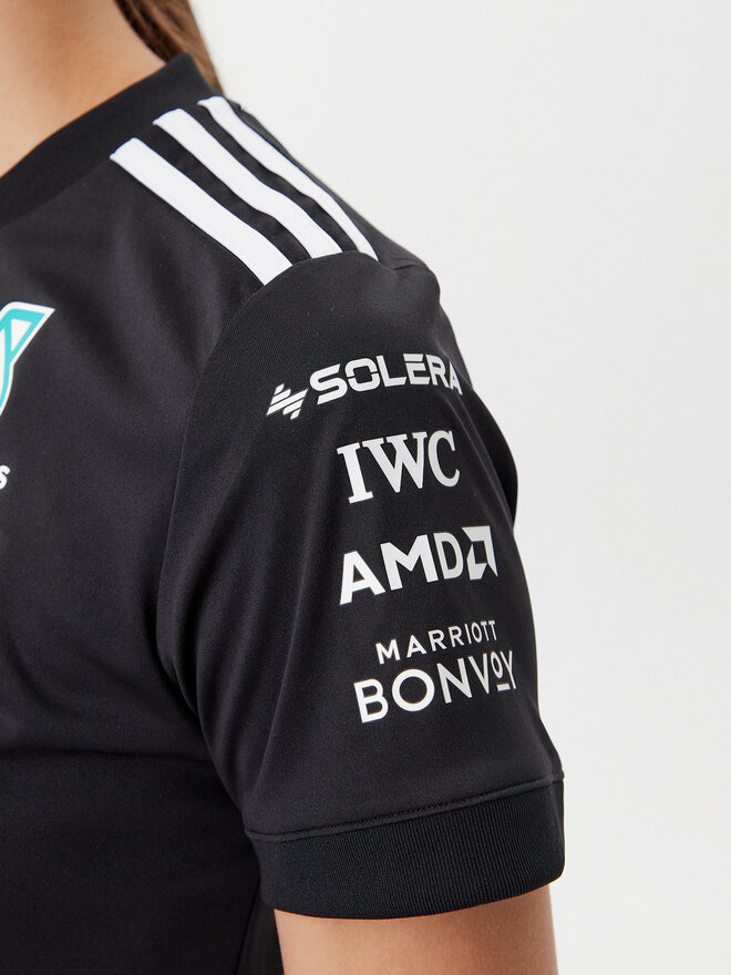 adidas adidas Majica Mercedes - AMG Petronas Formula One Team Driver JW5362 Črna Regular Fit