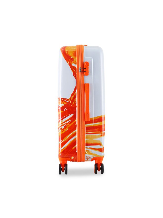 Semi Line Μεγάλη Βαλίτσα Semi Line T5655-3 Πορτοκαλί